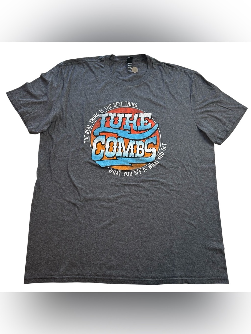 Luke Combs Men’s Country Music Tour Merchandise What You see Is What You Get 2XL